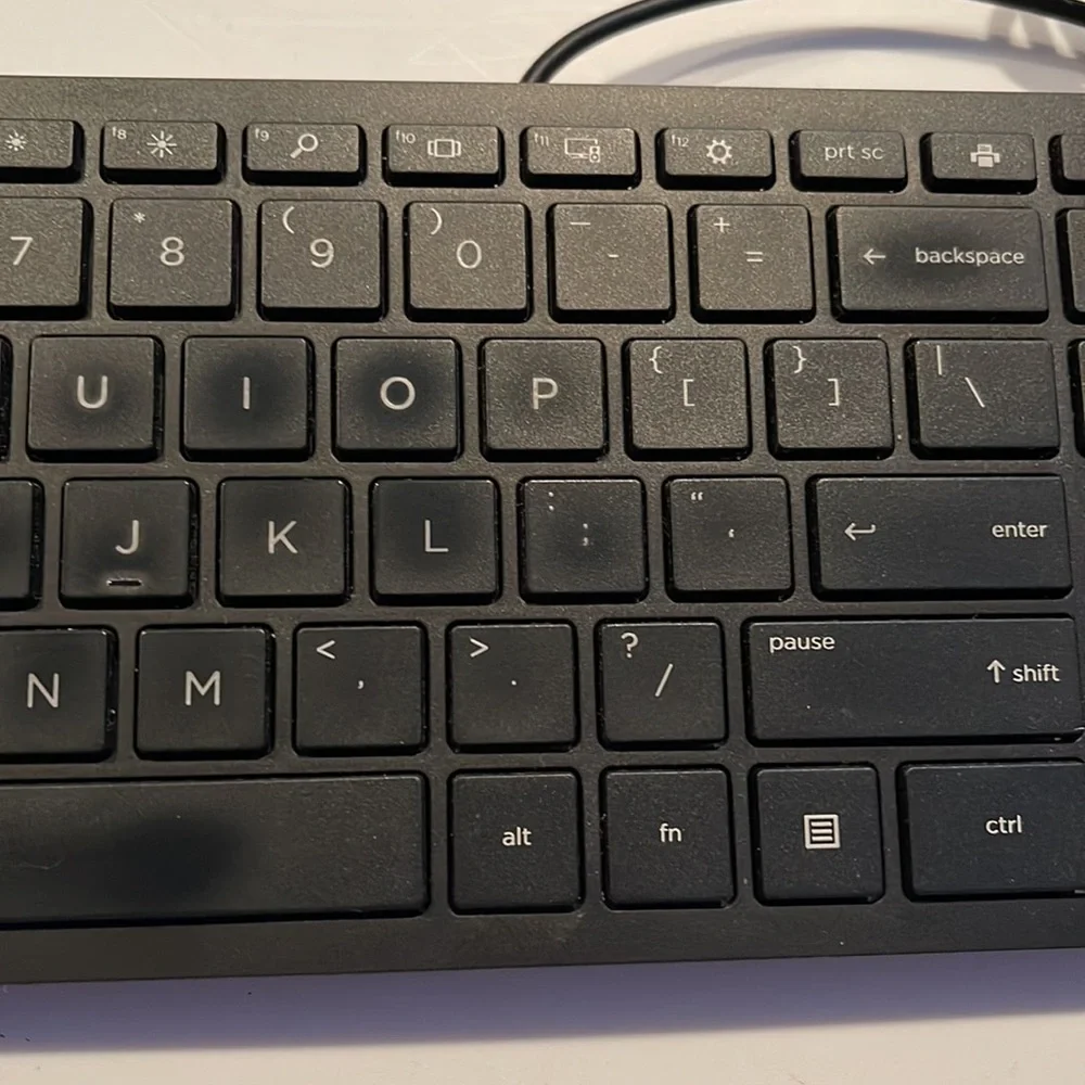 HP Keyboard - USB - Black